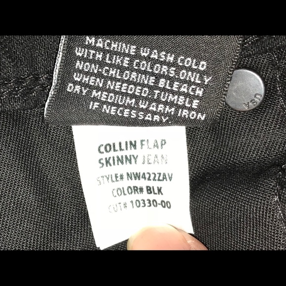NWOT Hudson Collin flap skinny jeans - Picture 6 of 6